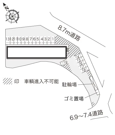 ★手数料０円★阪南市鳥取中　月極駐車場（LP）